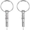 2 Pcs Spilla Di Sicurezza Utile Spilli Perno Attacco Locking Cotter Pin