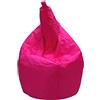 13Casa Nylon A3 Poltrona Sacco, Nylon, Poliestere, Fucsia, 120 x 80 x 80 cm