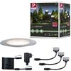 Paulmann 93692 Outdoor Plug & Shine Floor Eco Set di Base Ip65 3000 K 3 x 1 W 24 V 7