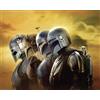 Komar Poster da parete Star Wars The Mandalorian Line Up - Dimensioni 40 x 50 cm - Camera dei bambini