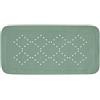 SPIRELLA - Tappeto per Vasca in Schiuma PVC Alaska - Tappeto da Bagno Antiscivolo con Ventose + Fori di Drenaggio Antimuffa - Verde Schiuma - 71 X 36 cm