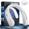 aimdty ChillGo - Ventilatore portatile da collo, 8400 giri/min, flusso d'aria turbo, 5200 mAh, ricaricabile, max 16 ore, 4 velocità, pieghevole, display a LED, ottimo regalo per uomini e donne