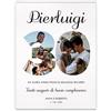 Maverton Tela personalizzata con foto e scritte - stampe personalizzate da parete grande o piccola - quadro con fotografia - pensiero speciale per la festa del papà - trentesimo - 30 x 40 cm