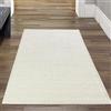 Teppich-Traum Tappeto per soggiorno, camera da letto, sala da pranzo, elegante e senza tempo, aspetto lussuoso, facile da pulire, resistente, decorativo, crema, 80 x 150 cm