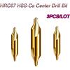 Hi Dingdang 3pcs HRB65 68 HSS cobalto centro trapano svasatore tornio fresa utensili punta punte svasatori trapani Set strumento per metallo A1.0 A1.5 A2 A3 A3.15 A3.5 A4 A5 A6 B2 B3.5 B4 B5 A2.5 Lunghezza