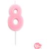 NONE Candela gigante di compleanno - Numero 8 - Alta qualità