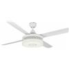 BEL AIR HOME Ventilatore da soffitto Galeno con purificatore d'aria e 3 pale - BEL AIR HOME, 36W, 3 temperature di luce, bianco