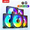 JEYI Ventole di raffreddamento RGB Case del computer da 120 mm Kit ventola ad alte prestazioni Ventola per PC a 6 pin Dispositivo di raffreddamento Radiatore silenzioso con controller ARGB