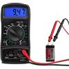 JCD Multimetro digitale JCD AC/DC Tester automatico di corrente Votage 2000 conteggi vero RMS Ohm amperometro misuratore di capacità XL830L