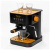 ECO-DE Macchina da caffè espresso Eco-De Forte Touch, 20 bar, pannello touch, struttura INOX, ugello per schiuma capuccinatore, 1,6 litri, Express, vassoio scaldatazze, 1050 W ECO-420 Eco-De