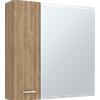 NONE TUHOME Mobile da parete con specchio Barcellona, con ripiani, contenitore per bagno in legno lavorato a miele