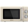 Cecotec 20 L Microonde Meccanico Proclean 3010 Retro Beige. 700 W in 6 livelli, Timer fino a 30 minuti