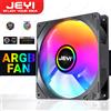 JEYI 120mm PC ARGB ventola di raffreddamento AURA SYNC ventole per Computer RGB dissipatore di calore Ultra silenzioso Ventilador con porta PWM a 4pin e 5V 3pin ARGB