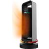 Cecotec ReadyWarm 2000 Max Stufa a Pavimento in Ceramica con Design Rotante, 2000 W, Tecnologia Ceramica, Oscillazione a 40º