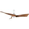 Cecotec Ventilatore da soffitto Cecotec Aero 5280 DarkWood con luce. 40W, diametro 52", motore DC, telecomando