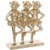 NONE FIGURA IN RESINA 23X9.5X24 GOLDEN DANCE Tute RF181362