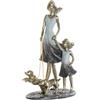 NONE FIGURA IN RESINA 16X9.5X24 FAMIGLIA BLU FD189911