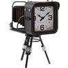 NONE Orologio in metallo cristallo 17X26X32.5 Il miglior complemento per la tua casa -Riparalo-