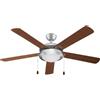 Cecotec Ventilatore da soffitto Cecotec EnergySilence Aero 540. 60 W, diametro 132 cm, luce LED, 5 pale reversibili, 3 velocità