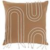 NONE CUSCINO IN COTONE 45X45 420 GR. APPLICAZIONI MUSTARD TX213472 - IL MIGLIOR COMPLEMENTO PER LA TUA CASA IMPOSTARLO