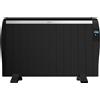 Cecotec Radiatore Elettrico a Basso Consumo Cecotec ReadyWarm 2500 Thermal Nero. 12 Elementi, 1800 W, da Parete o Pavimento, Timer
