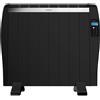 Cecotec Radiatore Elettrico a Basso Consumo Cecotec ReadyWarm 1800 Thermal Nero. 8 Elementi, 1200 W, da Parete o Pavimento, Timer