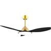Cecotec Ventilatore da Soffitto Cecotec con Luce EnergySilence 4800 Oro Chiaro/Nero. 36 W, Motore DC, Diametro 48", Luce LED 36W