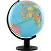 NONE GLOBO TERRAQUEO in PVC 33X32X41 CON LUCE BLU DH212777 - IL MIGLIOR COMPLEMENTO PER LA TUA CASA IMPOSTA
