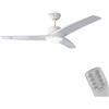Cecotec Ventilatore da Soffitto Cecotec con Telecomando, Timer e Luce LED EnergySilence Aero 550. 60 W, Diametro 132 cm