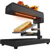 Cecotec Raclette Cheese&Grill 6000 Nero. Potenza 600 W, Funzione Grill, Finitura in Acciaio Inox, Termostato Regolabile