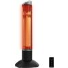 Cecotec ReadyWarm 1000 Power Tower Stufa Elettrica da Esterno. 1000 W in 2 Livelli, Tecnologia Alogena