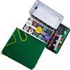 NONE Gioco da tavolo Gioco da poker 100 o 200 carte da poker, set con scatola di metallo Chip da casinò professionali, con 4 colori e pulsanti distributori, 100 pezzi | 200 pezzi