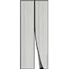 NONE Zanzariera magnetica in tessuto per porta scorrevole, 100x210 cm, colore nero, tenda con magnete repellente per zanzare per soggiorno, porta del balcone, porta scorrevole del patio