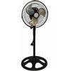 NONE Ventilatore a piantana 60/80W, diametro 45cm, pale metalliche, 3 velocità, altezza regolabile 130cm, 230V, oscillazione orizzontale e verticale, facile da montare, resistente, fresco naturale, ideale