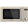 Cecotec Microonde Digitale con Grill 20 L Proclean 5110 Retro Beige. 700 W in 5 livelli, Timer fino a 60 minuti