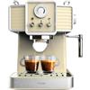 Cecotec Express Power Macchina da Caffè Espresso 20 Tradizionale Verde Chiaro. 1350 W, Espresso e Cappuccino, 20 Bar e Thermoblock