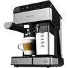 Cecotec Power Instant-ccino 20 Touch Macchina da Caffè Semiautomatica Serie Nera. 1350 W, 20 Bar di Pressione, Serbatoio Latte da 500 ml