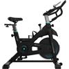 Cecotec Bicicletta stazionaria da interno Cecotec con volano da 20 kg DrumFit Indoor 20000 Race. Monitor della frequenza cardiaca, schermo LCD