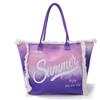 NONE MIGLIORATA borsa da spiaggia o da piscina con stampe frasi colorate | MISURA modello estivo 55 cm × 37 cm × 19 cm