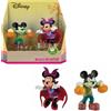 Disney Mickey e Minnie Mouse Halloween - Set di 2 personaggi Bullyland | Giocattoli da collezione originali in PVC