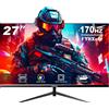 FYHXele Monitor da 27 pollici Display da gioco 170 Hz 2K 1 ms ADM-FreeSync 8 bit 99% sRGB IPS Display LED desktop HDMI DP HDR400