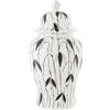 NONE PORCELAIN TIBOR 22X22X42 FOGLIO BIANCO JR203470