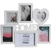 NONE Cornice Multifoto Pp 46.5X2.2X40.5 6 Foto Bianco Il miglior complemento per la tua casa -Riparalo-