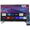 BSL Smart TV BSL da 32 pollici LED HD 720p con WiFi, HDMI, USB e accesso a Netflix, YouTube, Disney+, DAZN e Prime Video - Modello 2022