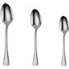 Mr.Spoon Serie Liscia, 12/48/120 pz, acciaio 18/0 argentato, economico e funzionale. Cucchiaino tè 150mm, caffè 125mm, moka 105mm. Manico monoblocco, lavastoviglie. Imballo ecologico, ideale per casa,