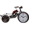 NONE Orologio in metallo cristallo 32,5X10X18 Rosso Moto Il miglior complemento per la tua casa -Riparalo-