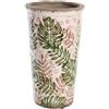 NONE GRES VASE 14X14X25 FOGLIA BIANCA LD204753 - IL MIGLIOR COMPLEMENTO PER LA TUA CASA IMPOSTARLO