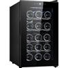 MyWave MWWT-15B Bicchiere da vino 15 bottiglie Selettore di temperatura manuale silenzioso