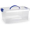 PLASTIC FORTE Scatola portaoggetti in plastica Forte Scatola portaoggetti in plastica trasparente da 10 litri, contenitore