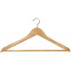 JOCCA Set di grucce Jocca realizzate in legno di alta qualità con barra per pantaloni e tacche per evitare che le camicie scivolino. Gancio appendiabiti ideale per abiti, vestiti, giacche o cappotti.